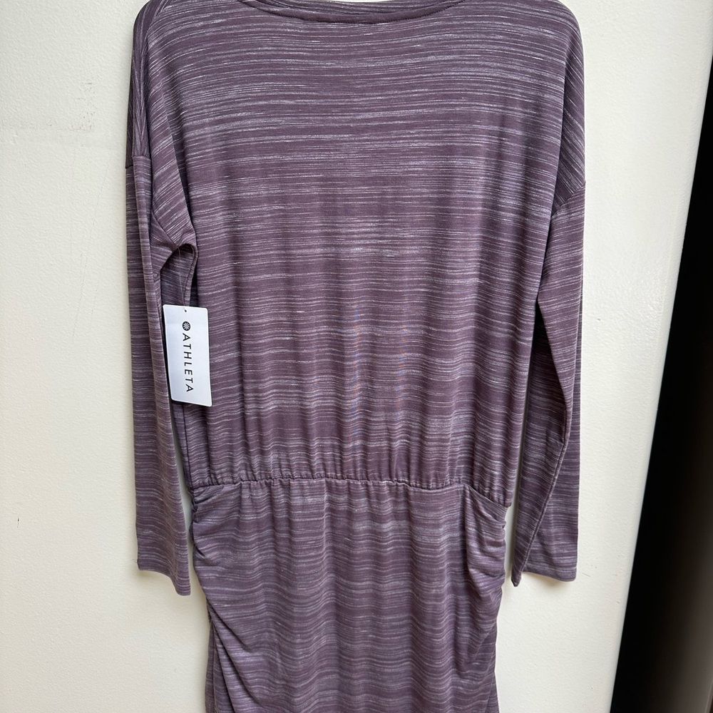 NWT Athleta Avenues Striped Tunic Dress - Picture 3 of 6